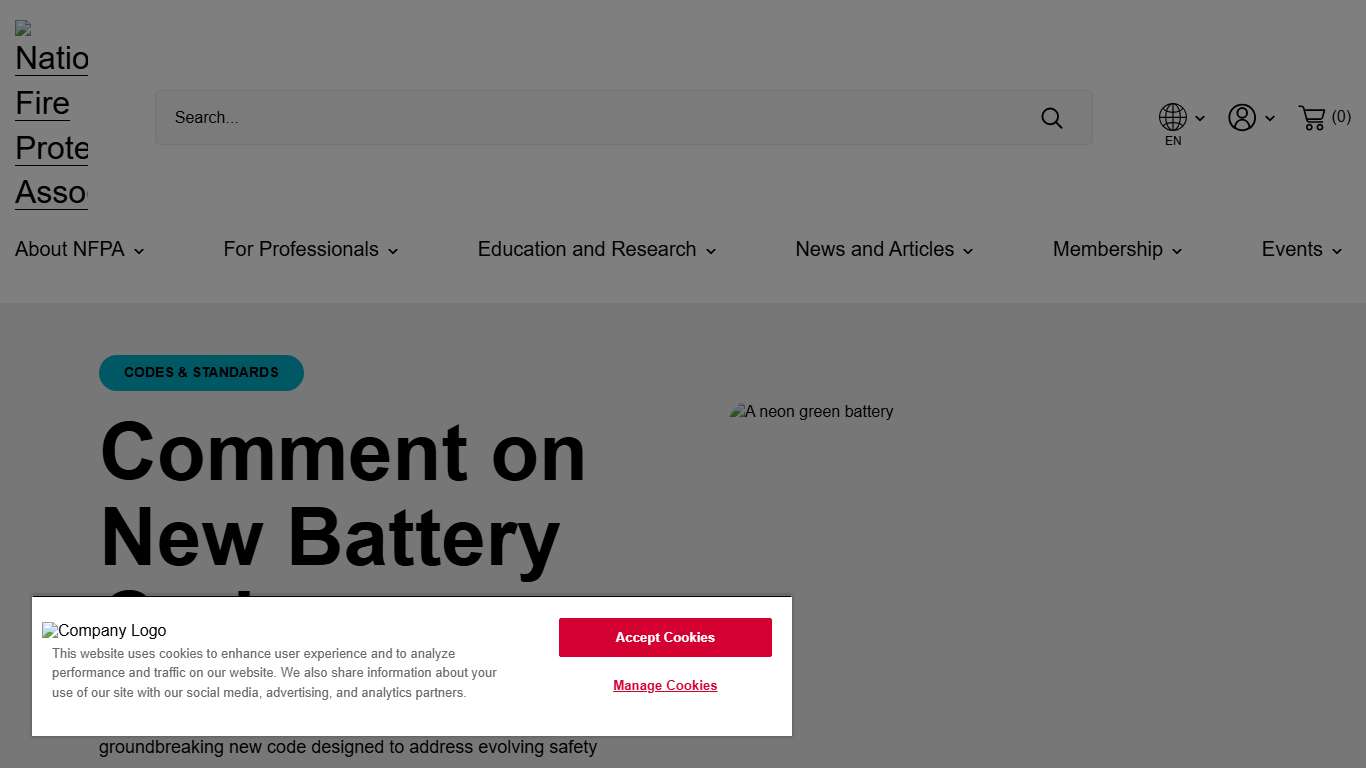 NFPA The National Fire Protection Association